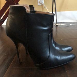 Black booties 5.5